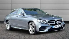 Selenite grey Used 2017 Mercedes E220 AMG line Sedan | £17,995 (Fair price)