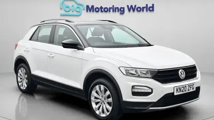 Used VW T-Roc SE 116 HP (85 kW) 2020 White SUV