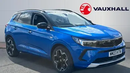 Used Vauxhall Grandland X Ultimate 131 HP (96 kW) 2023 Blue SUV