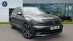 Indium grey metallic Used 2018 VW Tiguan R-line SUV | £22,491 (Fair price)