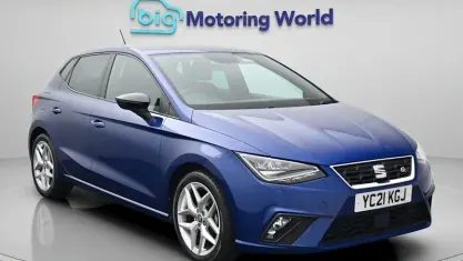 Used Seat Ibiza FR 95 HP (69 kW) 2021 Blue Hatchback