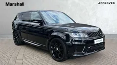 Metallic santorini black Used 2022 Land Rover Range Rover Sport Autobiography Dynamic SUV | £47,747 (Fair price)