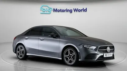 Grey Used 2021 Mercedes A250 AMG line Sedan | £18,200 (Fair price)