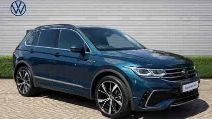 Begagnad VW Tiguan R-line 150 HK (110 kW) 2023 Blå SUV