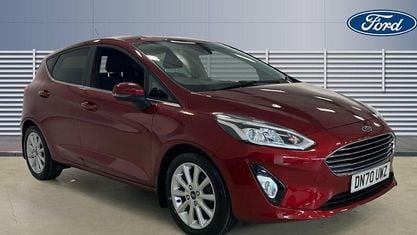Used Ford Fiesta Titanium 125 HP (91 kW) 2020 Red Hatchback