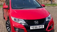 Red Used 2016 Honda Civic SE Plus Hatchback | £10,495 (Fair price)