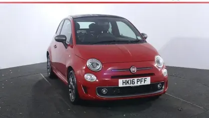 Used Fiat 500C S 86 HP (63 kW) 2016 Red Cabriolet
