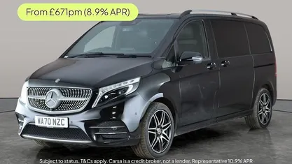 Black Used 2020 Mercedes V300 AMG line MPV | £39,971 (Super price)