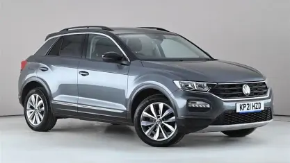 Gebraucht VW T-Roc Design 150 PS (110 kW) 2021 Grau SUV