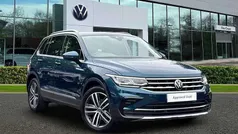 Blue Used 2022 VW Tiguan Elegance SUV | £26,991 (Fair price)