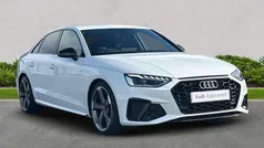 White Used 2021 Audi A4 Black Edition Sedan | £23,224 (Fair price)