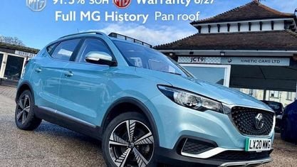 Używany MG ZS Exclusive 105 kW (143 KM) 2020 Niebieski Hatchback