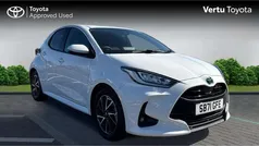 White Used 2022 Toyota Yaris Hybrid Design Hatchback | £16,060 (Fair price)