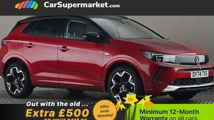 Used Vauxhall Grandland X Ultimate 131 HP (96 kW) 2024 Red SUV