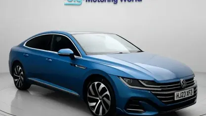 Used VW Arteon R-line 150 HP (110 kW) 2022 Blue Hatchback