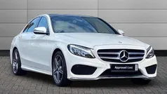 White Used 2016 Mercedes C250 AMG Line Premium Sedan | £15,990 (Fair price)