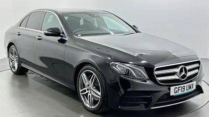 Black Used 2019 Mercedes E220 AMG Line Premium Sedan | £17,232 (Fair price)