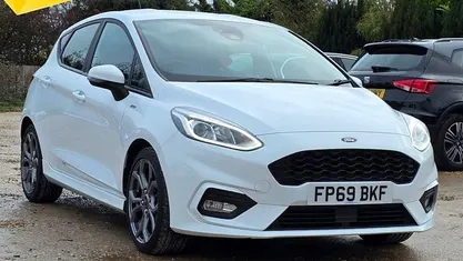 White Used 2019 Ford Fiesta ST-Line Hatchback | £7,495 (Fair price)