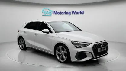 Used Audi A3 Sportback S-Line 110 HP (80 kW) 2023 White Hatchback