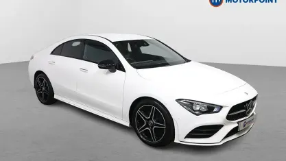Used Mercedes CLA200 AMG Line Premium 163 HP (119 kW) 2022 White Coupe