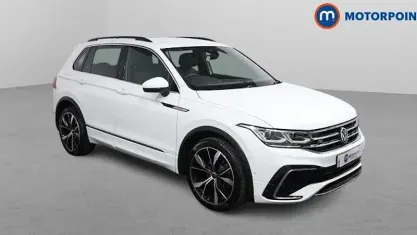 Begagnad VW Tiguan R-line 150 HK (110 kW) 2022 Vit SUV
