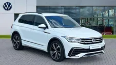 Pure white Used 2021 VW Tiguan R-line SUV | £25,885 (Fair price)