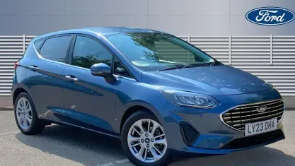 Used Ford Fiesta Titanium X 125 HP (91 kW) 2023 Blue Hatchback