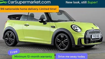 Used Mini Cooper Cabriolet Sport 136 HP (100 kW) 2021 Yellow Cabriolet