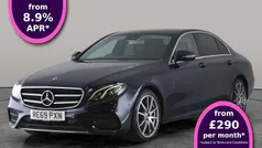 Blue Used 2019 Mercedes E220 AMG line Sedan | £18,704 (Fair price)