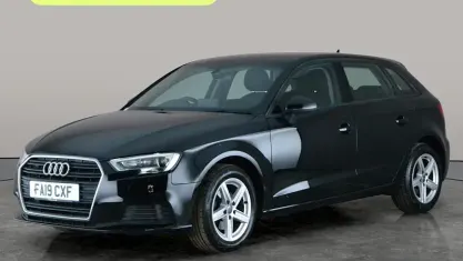 Used Audi A3 Sportback Design 116 HP (85 kW) 2019 Black Hatchback