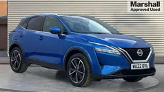 Blue Used 2022 Nissan Qashqai Tekna SUV | £20,654 (Fair price)