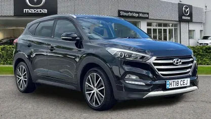 Gebraucht Hyundai Tucson GO! 141 PS (103 kW) 2018 Schwarz SUV