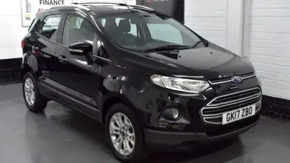 Used Ford Ecosport Zetec 95 HP (69 kW) 2017 Black SUV