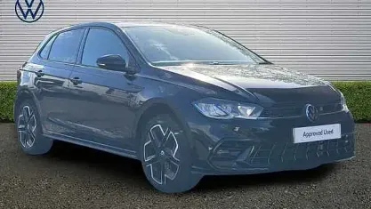 New VW Polo R-line 116 HP (85 kW) 2025 Black Hatchback
