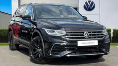 Black Used 2021 VW Tiguan Allspace R-line SUV | £27,790 (Fair price)
