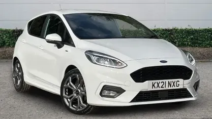 Used Ford Fiesta ST-Line 95 HP (69 kW) 2021 White Hatchback