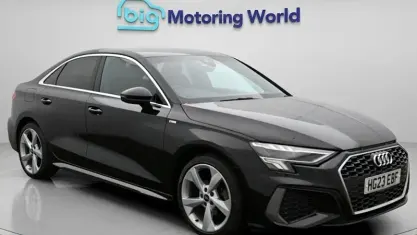 Used Audi A3 S-Line 110 HP (80 kW) 2023 Black Sedan