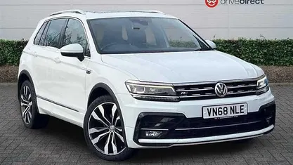 Used VW Tiguan R-line 150 HP (110 kW) 2018 White SUV