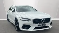 614 ice white Used 2019 Volvo V90 R-Design Estate | £18,490 (Fair price)