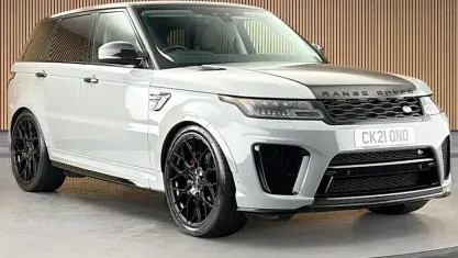 Used Land Rover Range Rover Sport SVR 575 HP (422 kW) 2021 Santorini black SUV