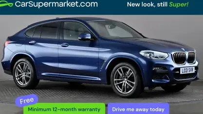Usado BMW X4 M Sport 190 HP (139 kW) 2021 Azul SUV