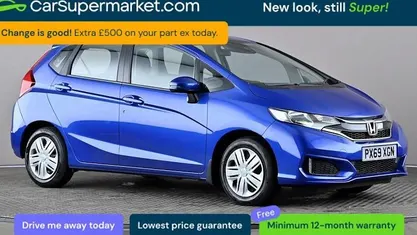 Used Honda Jazz S 102 HP (75 kW) 2019 Blue Hatchback