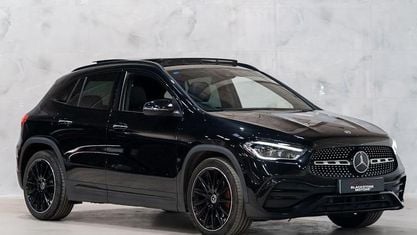 Begagnad Mercedes GLA220 AMG line 190 HK (139 kW) 2022 Svart SUV