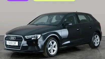 Used Audi A3 Sportback Design 116 HP (85 kW) 2019 Black Hatchback