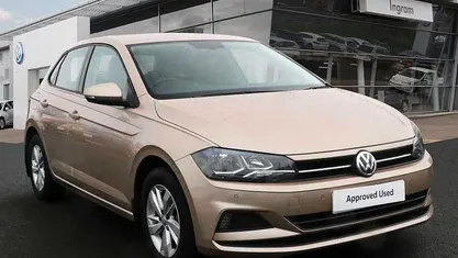 Used VW Polo SE 65 HP (47 kW) 2018 Beige Hatchback