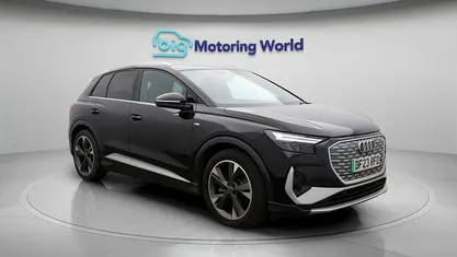 Black Used 2022 Audi Q4 e-tron S-Line SUV | £23,900 (Fair price)