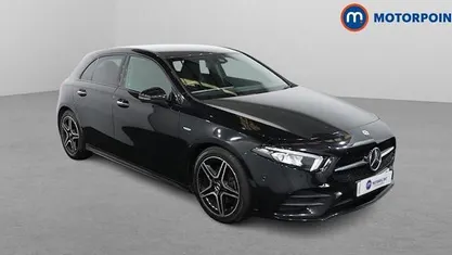Used Mercedes A200 AMG Line Premium 150 HP (110 kW) 2022 Black Hatchback