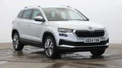 Brilliant silver metallic Used 2024 Skoda Karoq SE L SUV | £21,295 (Fair price)