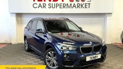 Used BMW X1 Sport Line 190 HP (139 kW) 2019 Blue SUV