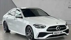 White Used 2024 Mercedes C300e AMG Line Premium Plus Sedan | £39,166 (Fair price)